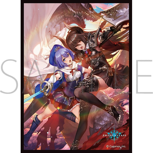 『Shadowverse』きゃらスリーブコレクション マットシリーズ「黒蒼の絆・フォルテ&ミリアム」(No.MT1801)
